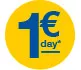 1€ per day logo